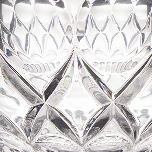 CENTRO DE MESA CRISTAL C/PÉ ANGEL 22x19cm