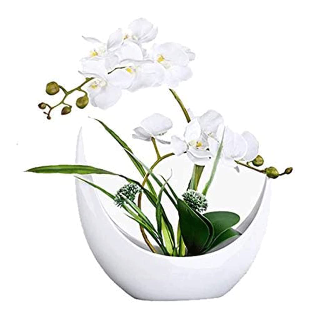 XDLEDMKIZ Orchid Artificial Flowers Faux Orchids Bendable Design Artificial Phalaenopsis Flowers Plant Arrangement Artificial Flowers Home Office Decor natural look
