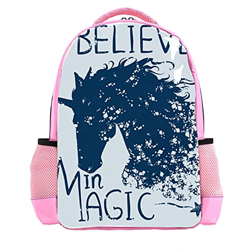Sac à dos licorne garçon multicolore avec bretelles ajustables