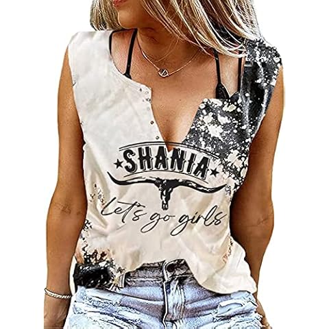 ZIFOTA Women's Country Music Tank Top Cover