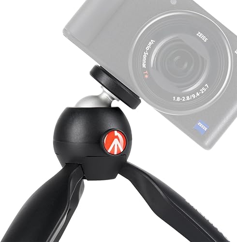 Miniatura 4 de Manfrotto PIXI - Mini trípode de aluminio para mesa, color negro