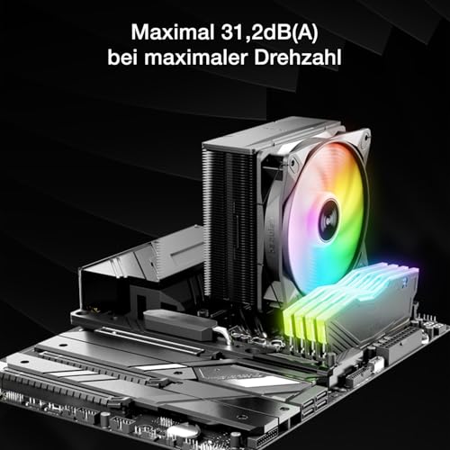 be quiet! Pure Rock 3 LX Air Cooler, 4 High Performance Heat Pipes, 190 W TDP