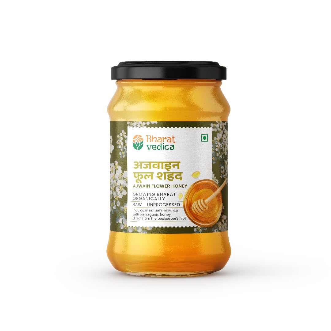 Bharat Vedica Honey, 100% Pure Ajwain Flower Honey, No sugar adulteration, 350 gm (B0D8BJCTB3) Amazon Price History, Amazon Price Tracker