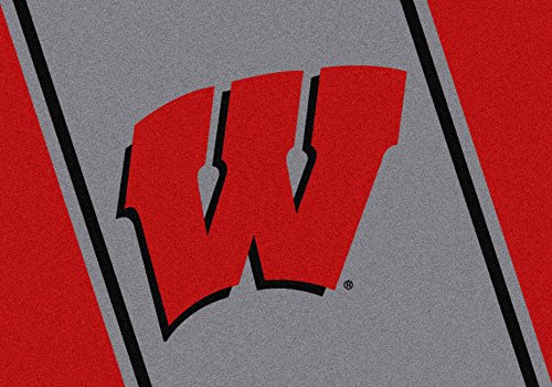 American Floor Mats Wisconsin Badgers NCAA College Team Spirit Team Area Rug 7'8