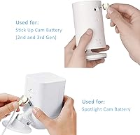 Vista 3 de KAROTTO Panel solar para cámaras de anillo, 1 paquete de panel solar compatible con Ring Stick Up Cambatería Pro, Ring Spotlight Cam PlusPro