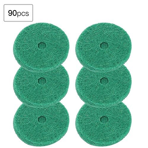 Piano Felt Pads, 22mm Piano Felt Kissen Piano Felt Unterlegscheiben Piano Leveling Key Unterlegscheiben Piano Regulating Tools Keyboard Balance Unterlegscheiben Piano Parts Ersatz Green 90pcs / Set