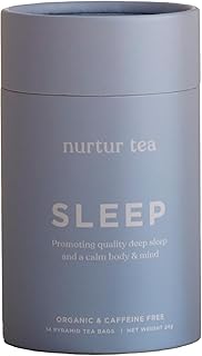 Nurtur Tea Sleep Tea Loose Leaf – Magnesium Rich Rooibos Blend with Chamomile, Cinnamon, Rose Petals & Nettle – Caffeine F...
