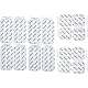 16 Elektroden-Pads 10x5cm & 5x5cm | wiederverwendbare Klebe-Elektroden für TENS-Geräte & EMS-Trainer | Sehr gute Haft - & Leitfähigkeit | zertifiziertes Medizinprodukt - axion