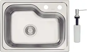 Cuba Tramontina Morgana Compact 48 FX Undermount em Aço Inox + válvula e dosador de sabão