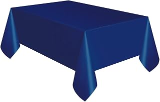 Navy Blue Plastic Tablecloth 108