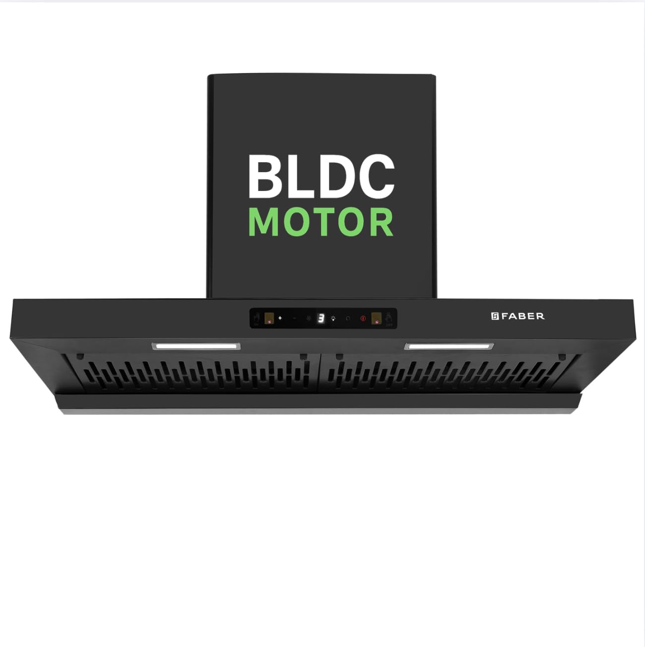 Faber Atom 90cm 1500m³/hr BLDC Autoclean Filterless T-Shape Chimney|Built In Oil Collector|Touch & Gesture Control|8Yr Motor,2Yr Comprehensive Warranty by Faber | Hood ATOM BLDC TC FL HC SC BK IN 90-image-0
