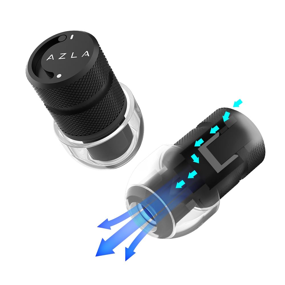 Amazon | AZLA POM1000 II Black ポム栓 [音質優先 ライブ用耳栓] 密閉