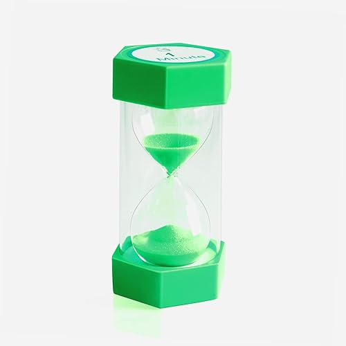 XINBAOHONG Temporizador de arena de reloj de arena, reloj de arena de plástico, temporizador de cristal de arena para niños, juegos de aula, hogar,