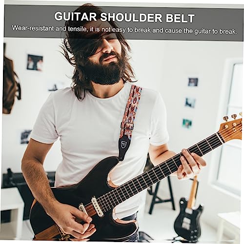 FAVOMOTO 1Pc Brodé Sangle De Guitare Guitare Accessoires Rétro Sangles De Guitare Guitare Épaule Ceinture Basse Accessoires Guitare Électrique Accessoires Ukulélé Accessoires Élégant - Les Beatles, Paul McCartney, John Lennon, RIngo Starr, George Harrison FAVOMOTO 1Pc Brodé Sangle De Guitare Guitare Accessoires Rétro Sangles De Guitare Guitare Épaule Ceinture Basse Accessoires Guitare Électrique Accessoires Ukulélé Accessoires Élégant – Image 7