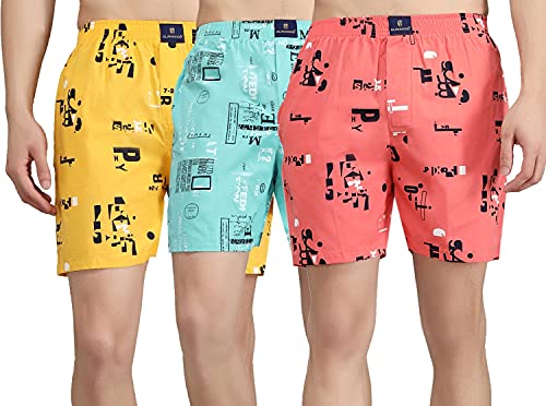 Image of Men's Pure Cotton Regular Printed Boxer