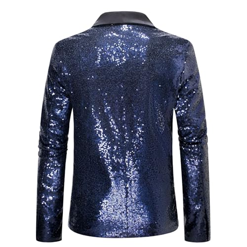 Men Shiny Sequin Blazer Party Dinner Prom Men's Shiny Sequin Tuxedo Suits Men's Sequins Suit Jacket Slim Fit 6