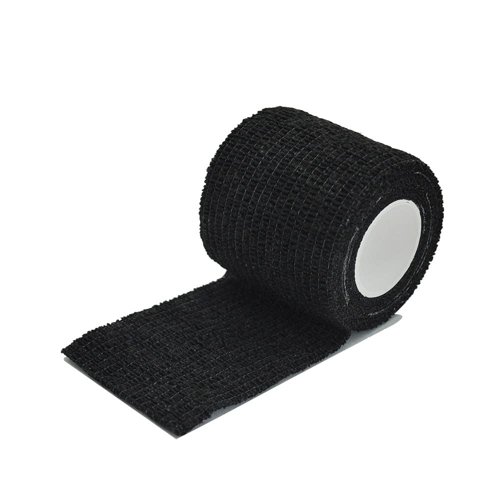 1/6/10Pcs 4.8m Nero Autoadesiva Bende Elastiche Coesive Nastro Sportivo per Distorsioni Della Caviglia del Polso-rosa brillante 10 pezzi,15cmx4.8m
