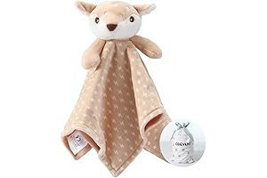 CREVENT Cozy Plush Baby Security Blanket