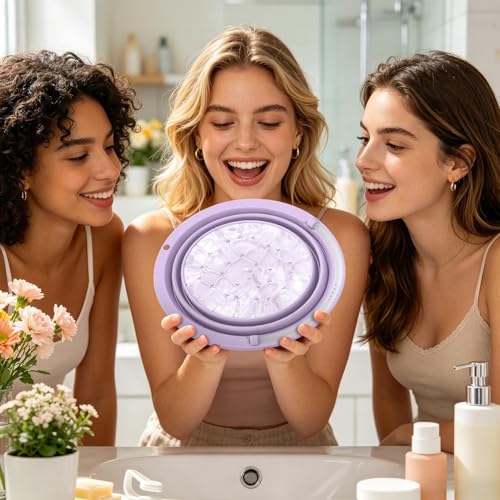 Tazón de hielo para cara y tina de inmersión facial portátil con palangana plegable 2