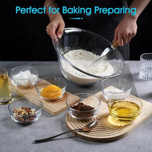 Image of PrimeWorld 5 inch Bowl Set of 6 Pcs Salad Bowl Sets, Bowl, Kitchen Accessories Items, Serving Bowl, Snack & Soup, Mixing Bowl for Dinning Table Home Party, Offices, Hotel & Restaurant