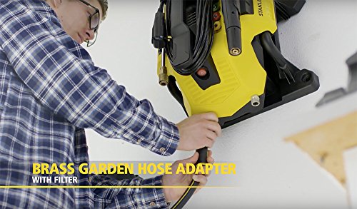 Stanley Electric Pressure Washer, Slp2050, 2-In-1 Mobile Cart Or Detach Portable Use With Detergent Tank, 2050 Max Psi, 1.4 Gpm, Great For Washing Cars #TOP7