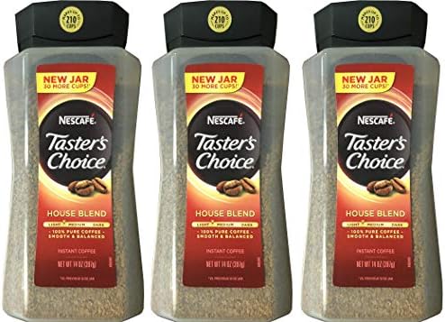 Nescafe Taster's Choice House Blend 14 oz, 3 Pack