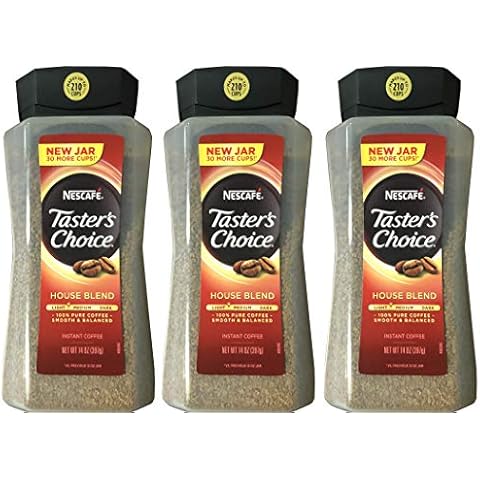 Taster's Choice Original Gourmet Instant Coffee 14 Oz, Pack of 3 Cover