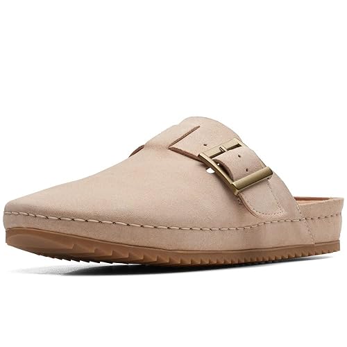 Buy Clarks Womens Brookleighmule Light Sand Sde (26169953) UK-7 at