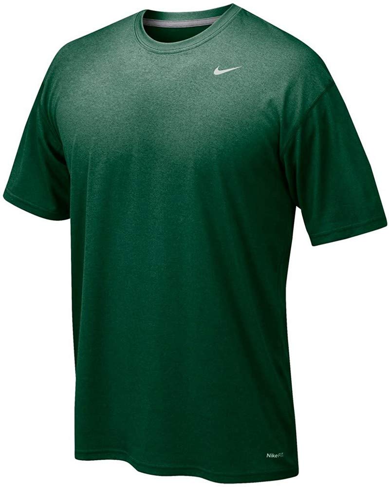 NIKE Legend Poly SS Tee Men's T-Shirt - Navy/Silver, XLT