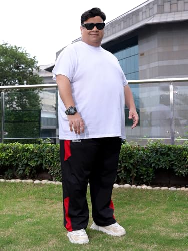 Image of Bigbanana Men Plus Size Ambrose Colorblock Trackpant