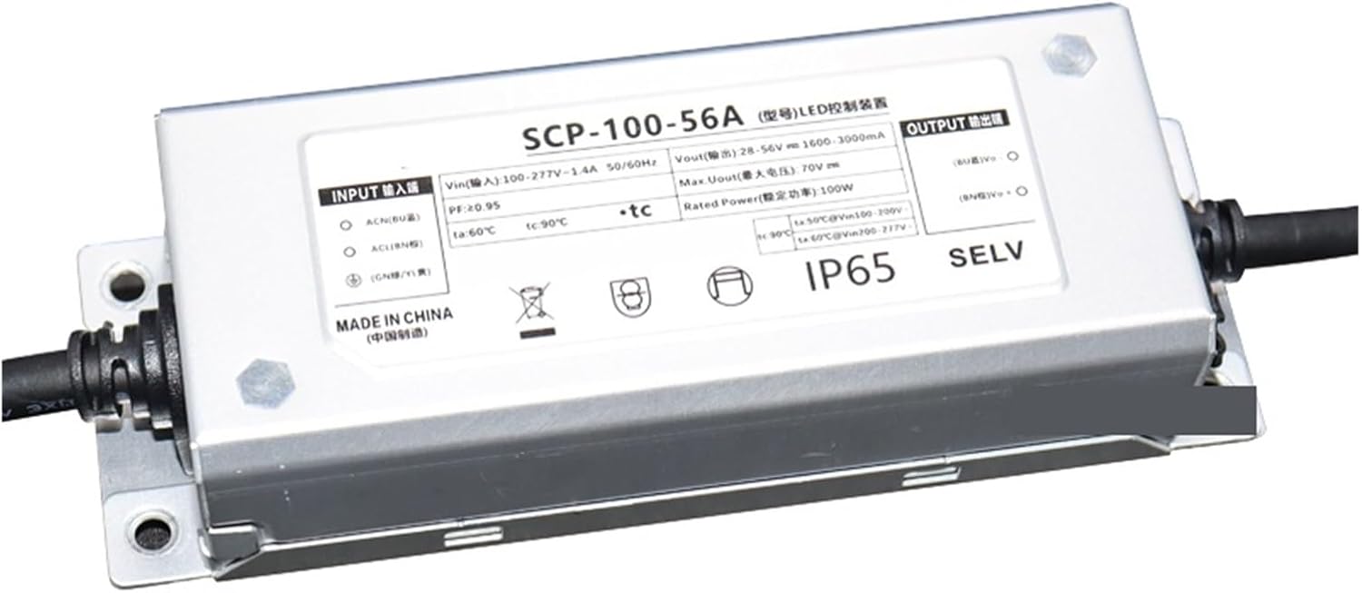 Led Waterproof Drive Power Supply Street Light Tunnel Light floodlight Wall Washer Light Ballast All Aluminum 50W100W240W(SCP 50 90A Output 54 90V0.45 0.75A)