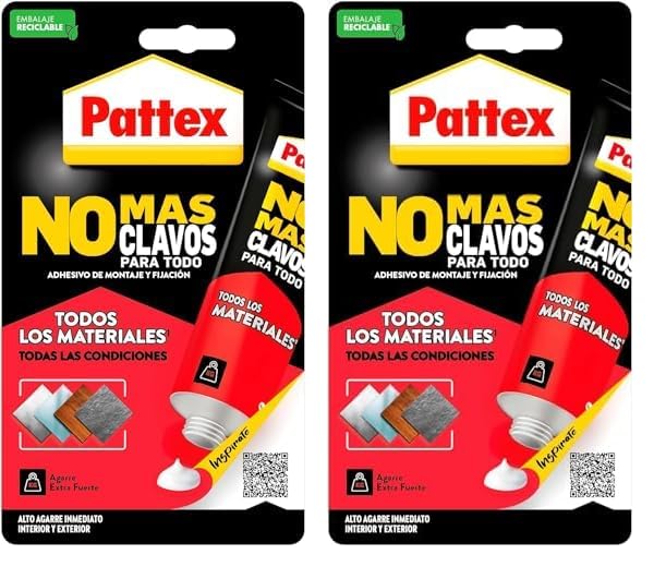 Nural Pattex No Mas Clavos Para Todo (Tubo 142gr) (Paquete de 2)