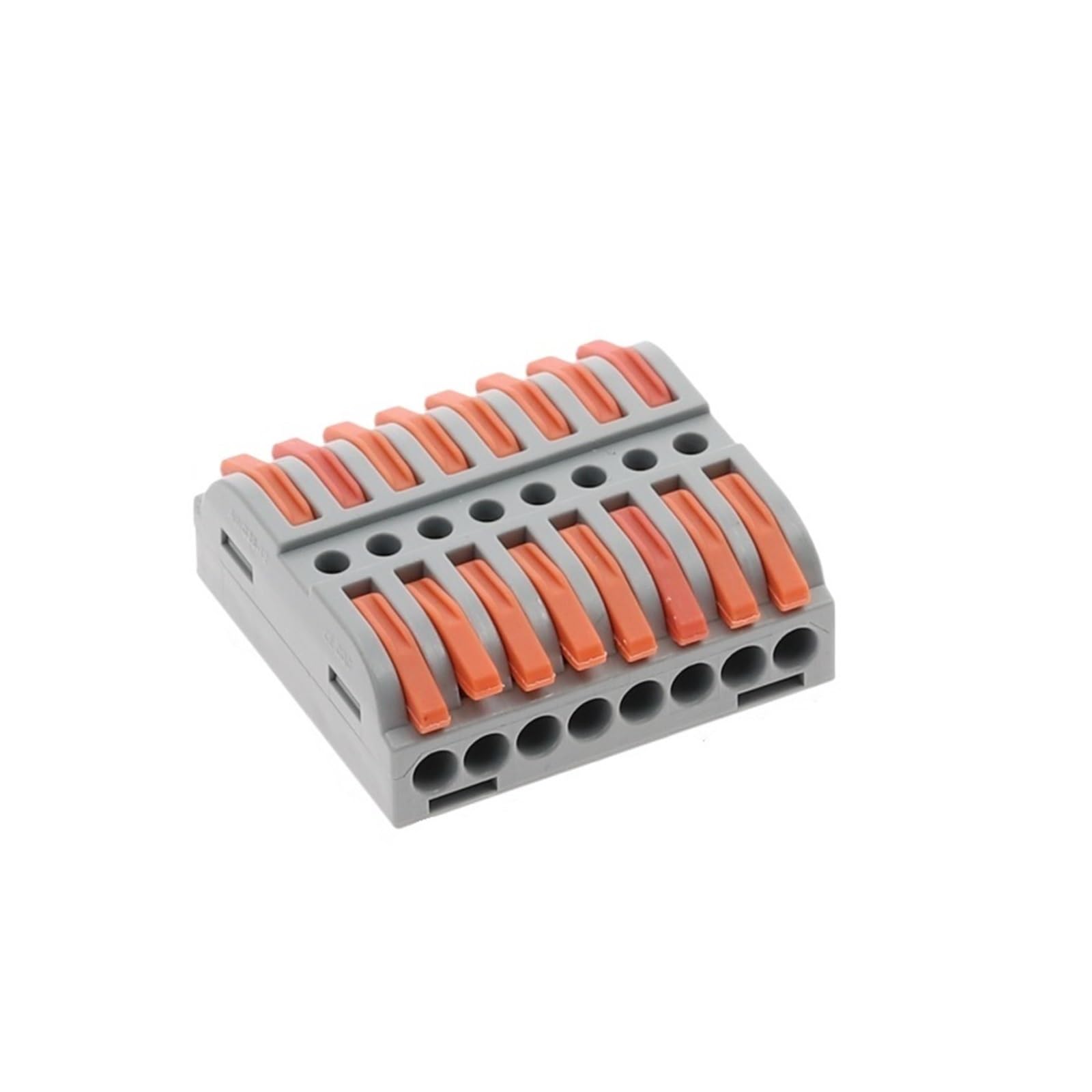 Connettore di cablaggio rapido da 2-12 pin Cavo di cablaggio splitter universale Push-in Can Combinato Morsettiera for casa 223(8P,20pcs)