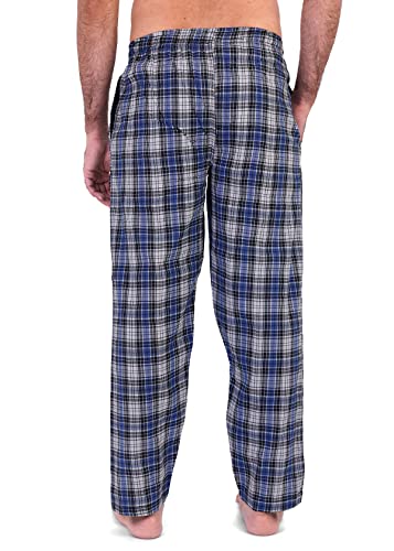 Plaid Pajama Pants for Men - 100% Cotton PJ Pants - Woven Sleepwear Lightweight Lounge Sleep Pants for Men3