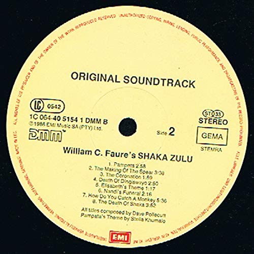 SHAKA ZULU - COLONNA SONORA ORIGINALE SERIE TELEVISIVA