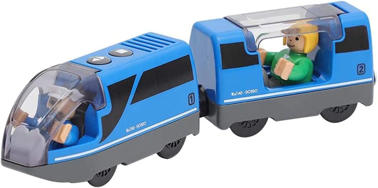 Conexión magnética del Tren de la Locomotora de la acción Que Funciona con batería, Juguete del Tren eléctrico del Motor Potente para los niños de los niños