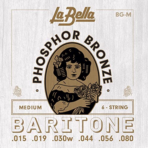 La Bella Baritone Ph.-Bronze BGM 015/080 - Les Beatles, Paul McCartney, John Lennon, RIngo Starr, George Harrison La Bella Baritone Ph.-Bronze BGM 015/080
