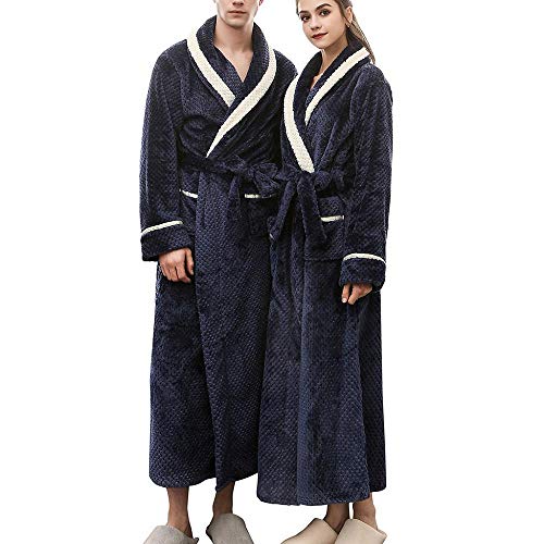 VJGOAL Albornoz Alargado para Mujer Invierno Casual Moda Color sólido Espesar Cálido...