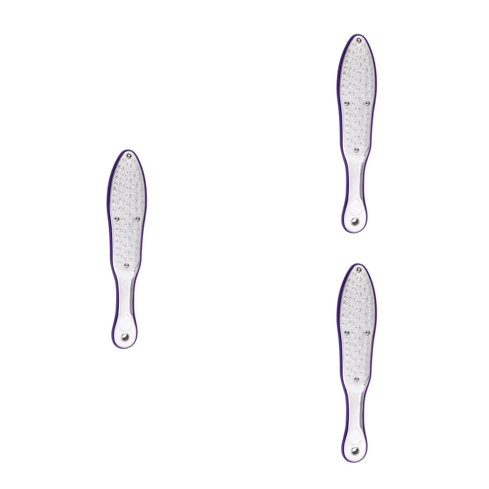 FOMIYES 3stücke Stainless Steel Fußfeile Professionelles Pediküre-werkzeug Zur Hornhautentfernung Für Pflege Von Trockenen Und Rissigen Füßen Ergonomisches Design Einfach Der