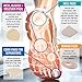 Steins Felt Bunion Pads, Adhesive Foot Pads, Metatarsal Cushion, Protects Bunions, Callus Cushions, Corn Pads for Toes, Blisters Pads, Alleviates Shoe Friction, Foot Cushions BP-12, 1/8