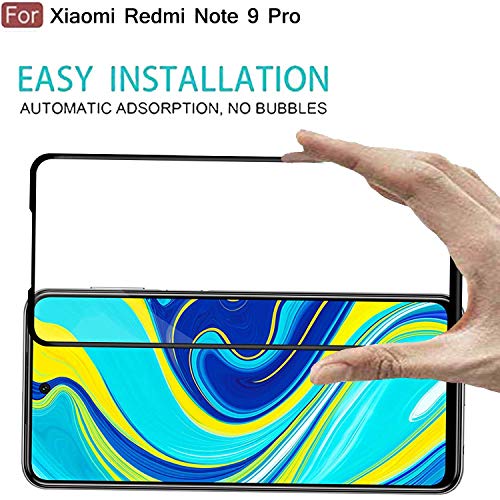 Image of STP FEEL� Glass Screen Protector Designed For Xiaomi Poco X2 (6.67 inch) [Edge to Edge Coverage] HD Clear, Bubble-Free, Anti-Scratch Full Protection Durable Tempered Glass - Black, Pack of 1