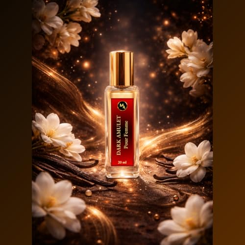 Image of MYSTIC AURA Dark Amulet Pour Femme | 20ml EDP For Women + Pack(2x3ml) | Signature Pack, Floral Vanilla Fragrance, Travel Pack, Long-Lasting Luxury, Vegan & IFRA Compliant