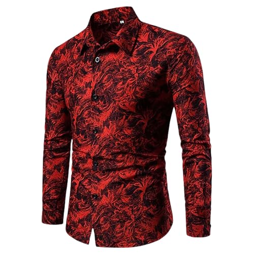 Chemise coupe ajustée homme manches longues boutonnée style bal chic