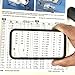 3X Large Rectangular Handheld Pocket Magnifier with 2