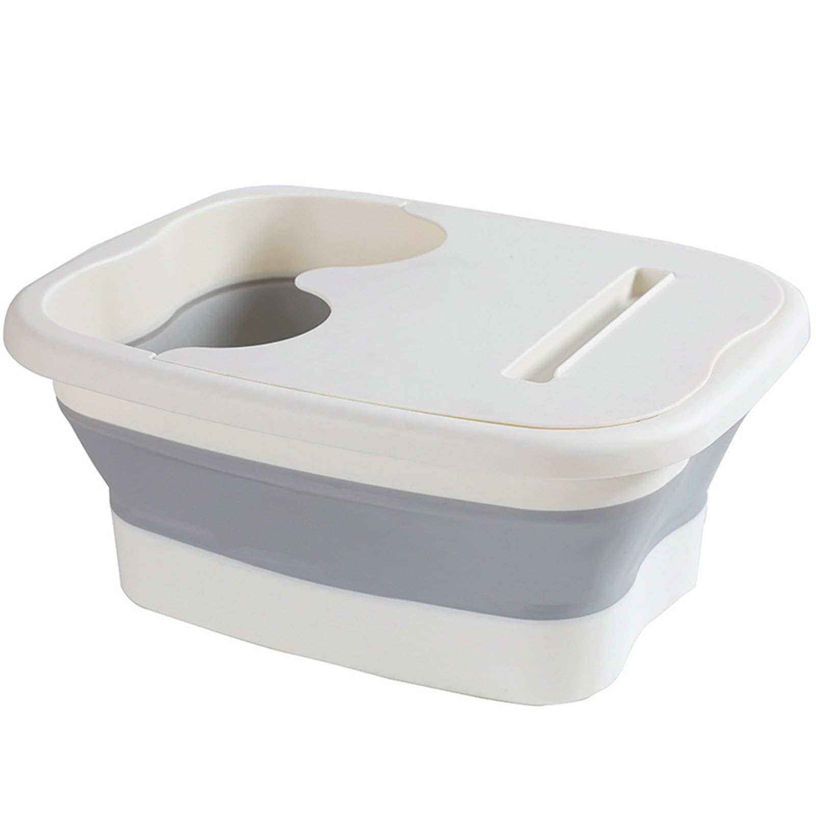 Buxuaaaa Space Saving Foot Soaking Bucket Foldable Design 10cm Thickness When Folded for Students Professional Space Saving Foot Soaking Bucket