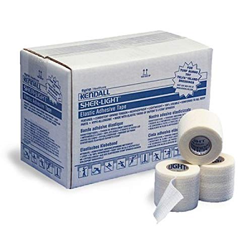 COVIDIENKendall Sher-Light Elastic Tape, Black, 3" x 7.5yds, 16 Rolls