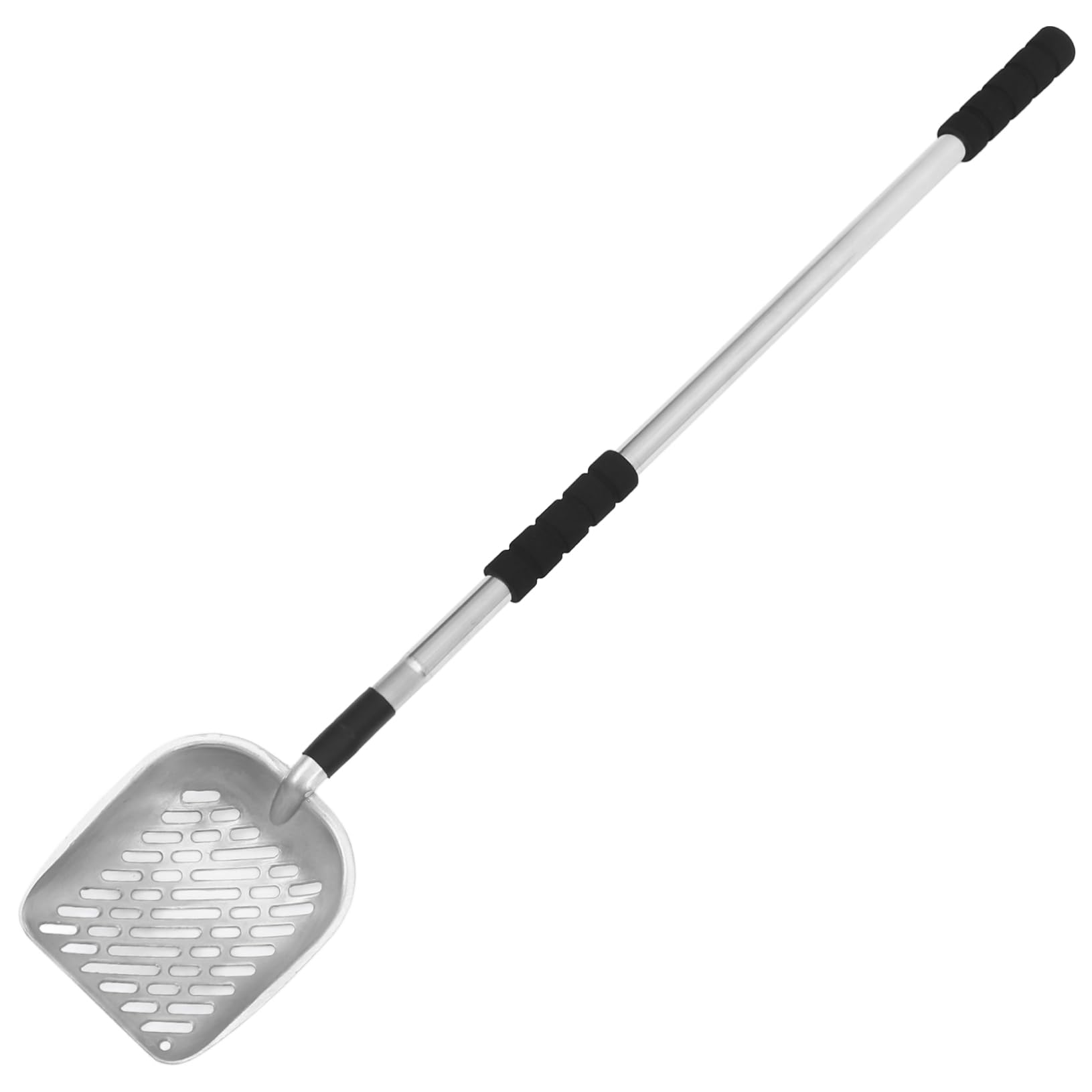 Ciieeo Ergonomic Plastic Cat Litter Scoop Long Handle Reusable for Cat Box and