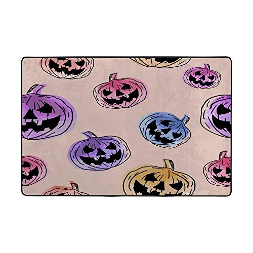 Tapis citrouille lavable en machine avec dossier antidérapant - 2