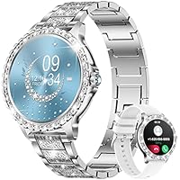 Montre Connectée Femme LIGE FV22 - Écran AMOLED 1.32", Appel Bluetooth, Suivi Santé & Cycle Menstruel, 120 Modes Sport, IP68