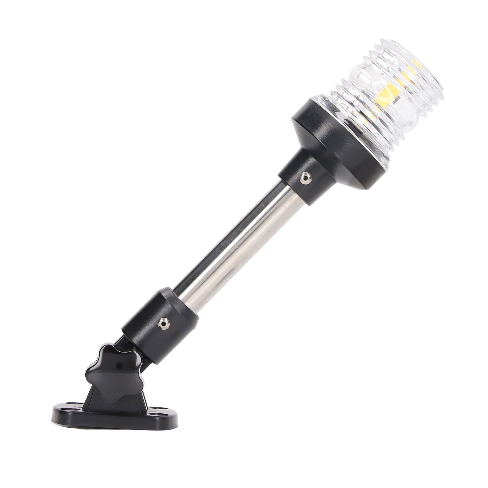 Luce di poppa per barca pieghevole a LED ad alta visibilità - Luce di navigazione impermeabile IP66 per la sicurezza marittima, 12 V 24 V CC, perfetta per diportisti e marinai